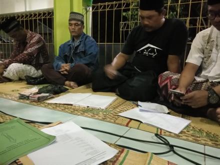 Rapat Persiapan Pengajian Minggu Pon